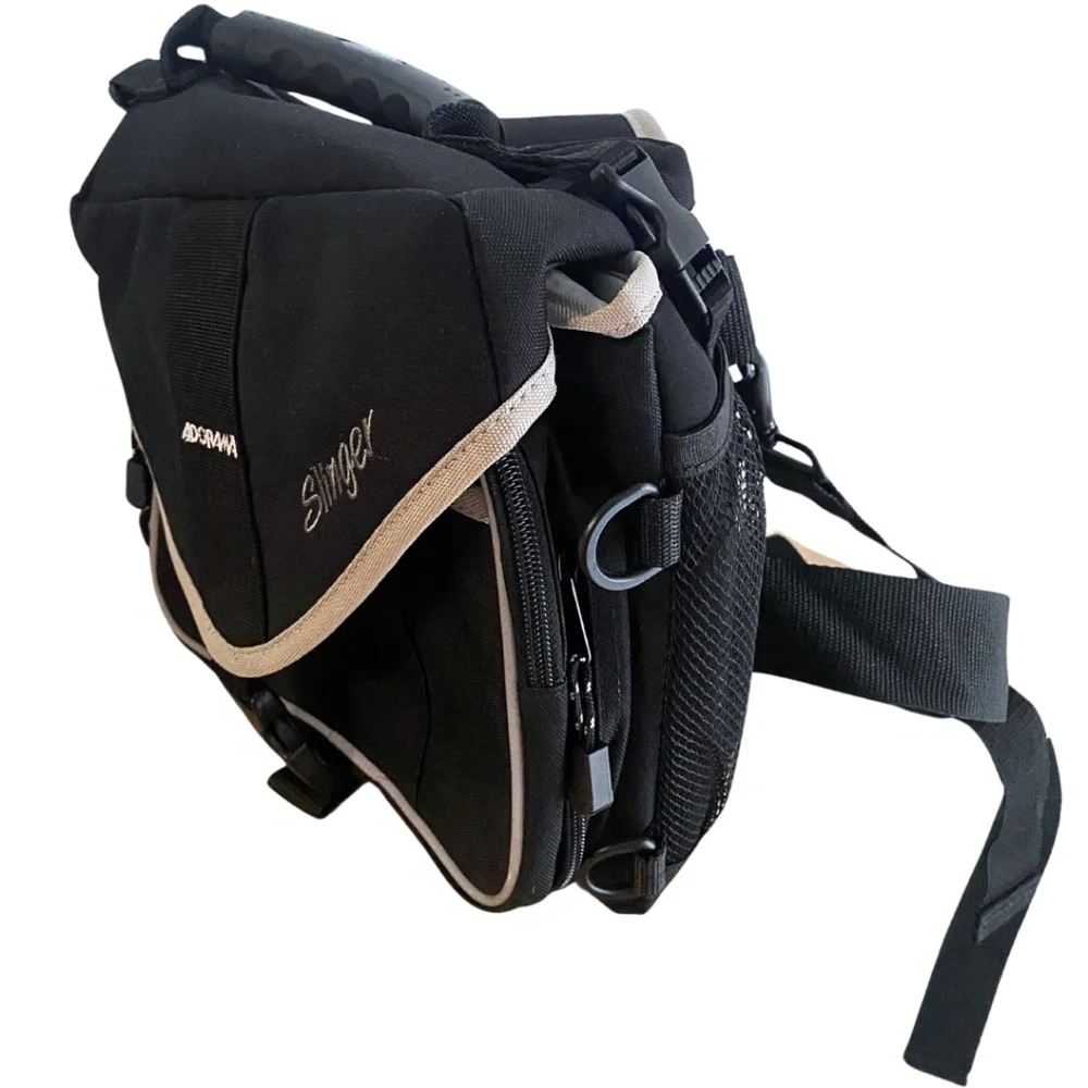 Adorama Camera Slinger Travel Bag Canvas with Reflective Details [Black]